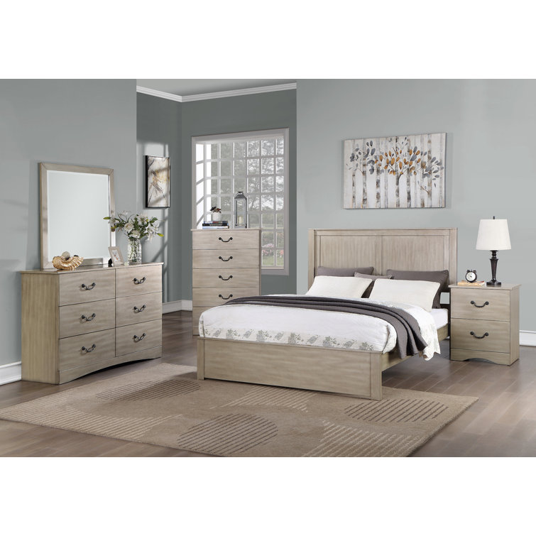 Bedroom Furniture Sets, White, Grey & Natural