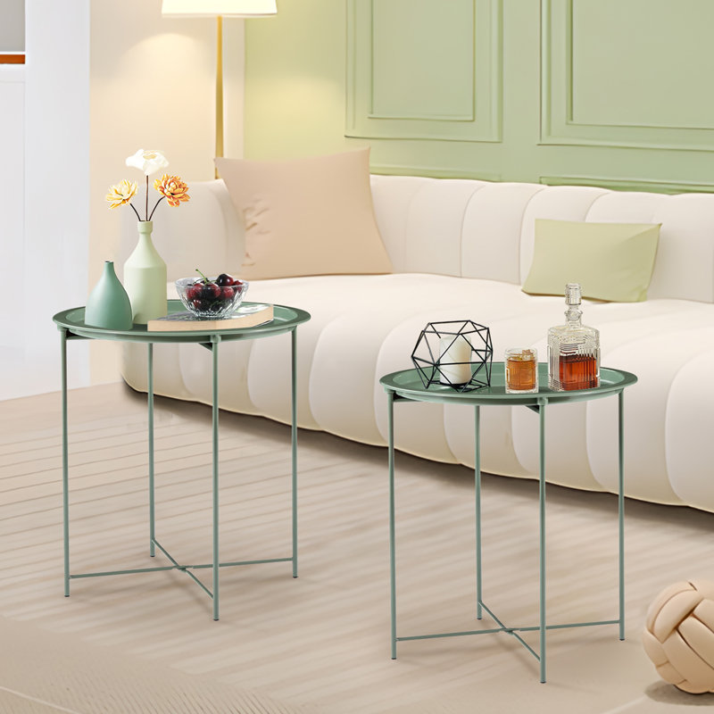 Petite table de bout Annaleese, Vert foncé