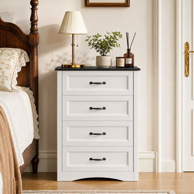 Ergica 4-Drawer Wooden Dresser