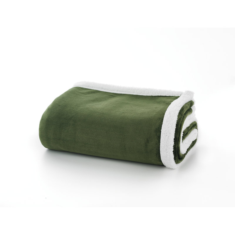 Sherpa Throw, Olive
