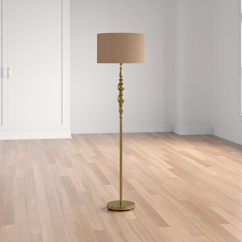 Ambleside 156cm Traditional Floor Lamp, Antique Brass