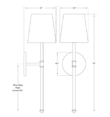 Suzanne Kasler Camille Sconce