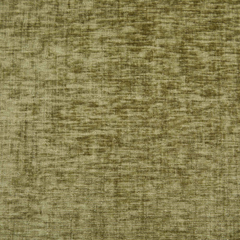Chaise de bureau moderne rembourrée et capitonnée à boutons avec base en métal, Chenille, Vert, Argent argent
