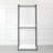Fiona 111 in. W White Freestanding 3 Tower System 7 -Shelf Walk in Wood Closet System with Metal Frame
