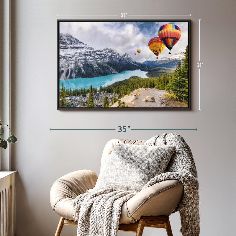 Impression sur toile Banff, H 21 po x l 31 po