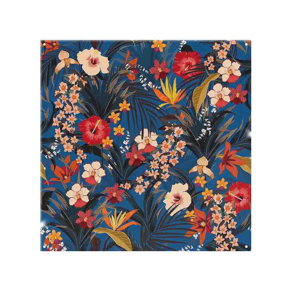 Bright Tropical Flowers & Plants Splash Back