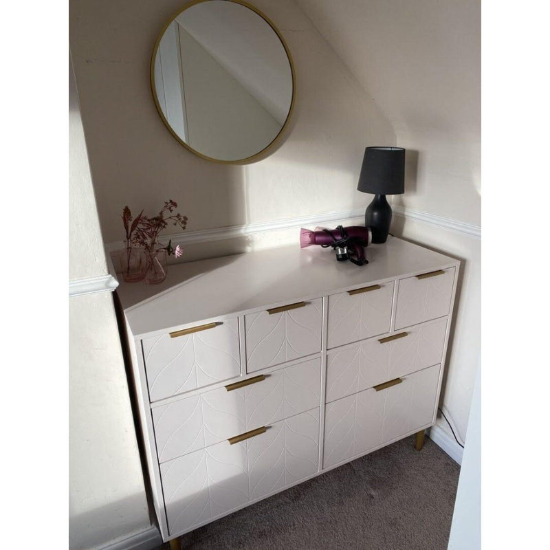 Luvine Mirror, 50 cm H x 50 cm W, Gold