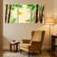 «Birds Bamboo Forest Bird», ensemble de 3 reproductions d'art sur toile-246821519