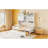 Twin Size Wooden Daybed With 2 Drawers, And All-In-One Cabinet And Shelf, White-158786692-158786695