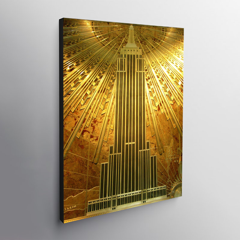 Empire State Building - Wrapped Canvas Print, 61cm H x 41cm W x 3.8cm D