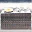 Table basse brune avec plateau et / ou base en verre de 18 po x l 33 po x L 22 po, pour un usage multiple