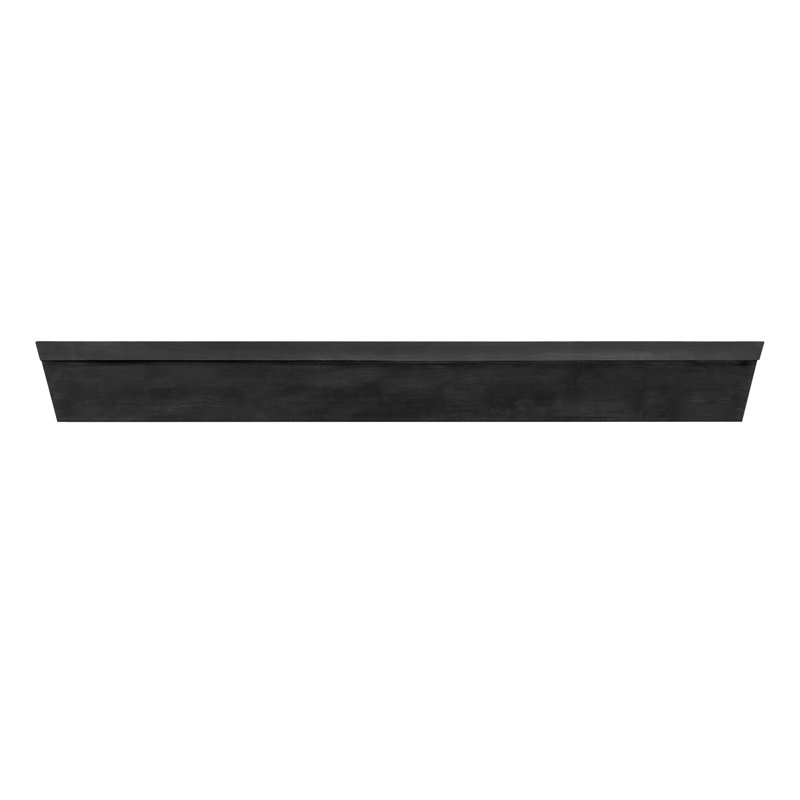 Valencia Fireplace Mantel, 48", Satin Black