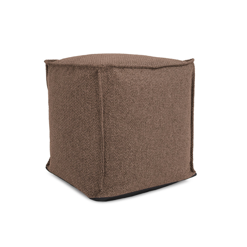 Pouf rond de 20 po de largeur, Chocolat