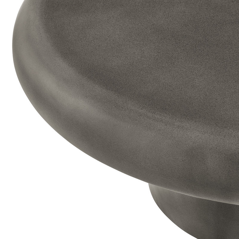 Argos Round 33.86'' Outdoor Coffee Table, Gray