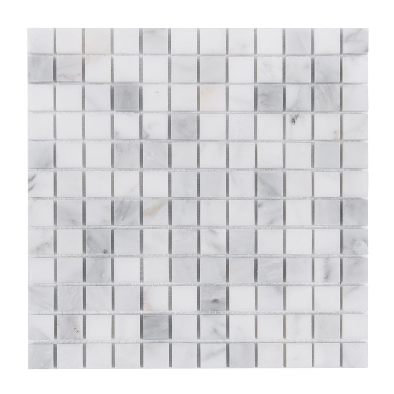 Carreau de mosaïque 12 po x 12 po, gris