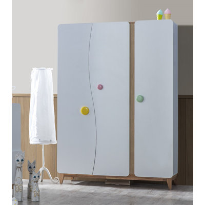 Romel 54.33'' Wide Kids Armoire