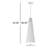 Cayra 1 - Light Natural Aged Brass Single Pendant