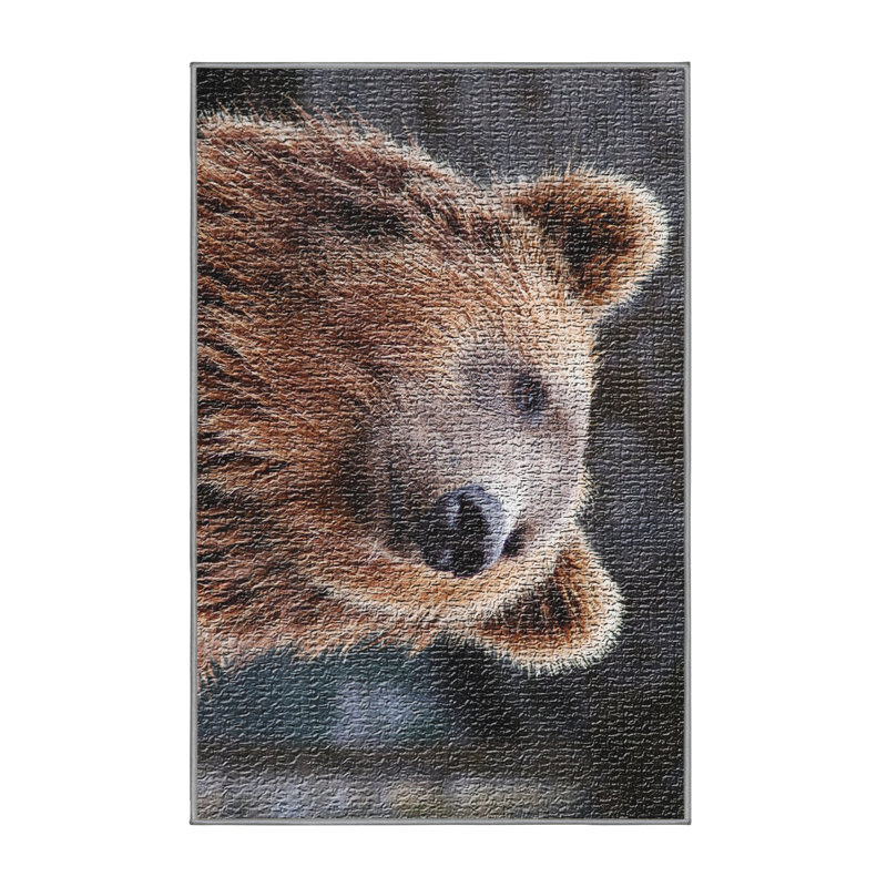 Tapis brun Bear2, Rectangle 4 pi x 6 pi