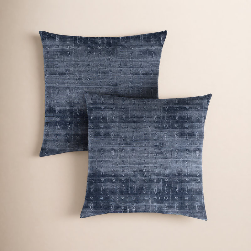 Dartford Geometric Sunbrella® Outdoor Throw Pillow, 16" x 16"