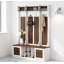 Banc de vestibule 5-en-1 avec portemanteau-171236034