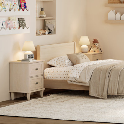 Ensemble de table de chevet 2 tiroirs WAMPAT