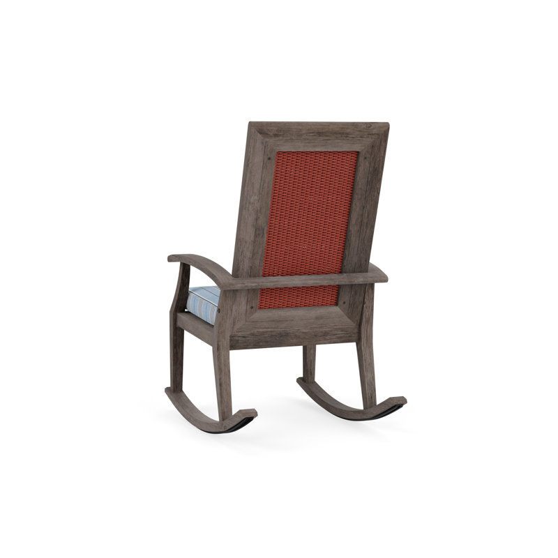Frontier Outdoor Rocker Chair, Hansen Sky, Charcoal