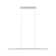 Lento 1 - Light Silver LED Kitchen Island Pendant