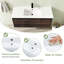 Meuble-lavabo simple mural 48 po avec plateau en résine-88099246