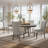 Verdonna Extendable Pine Solid Wood Dining Set-86710499