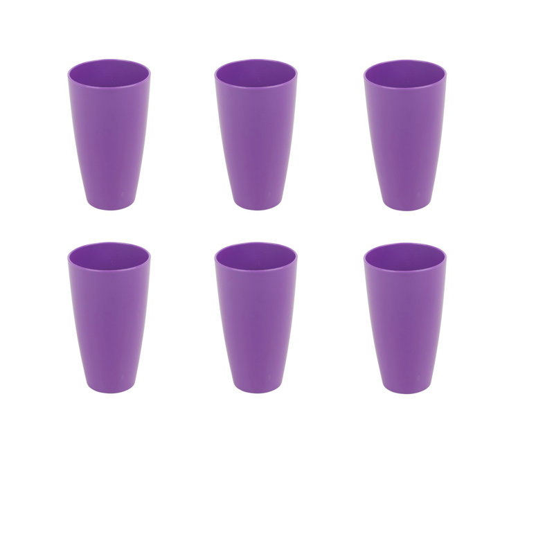 Lenoria Polypropylene Plastic Soup Mug, Purple