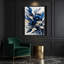 Aquarelle, art floral gris sur toile-275182420