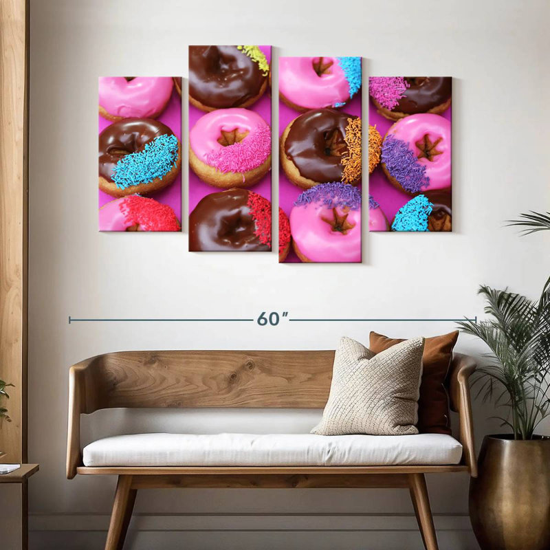 Yarlin Sprinkled Donuts, H 32 po x l 52 po