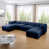 Chenille bleue