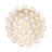18" Fordie Cream Ceramic Bowl