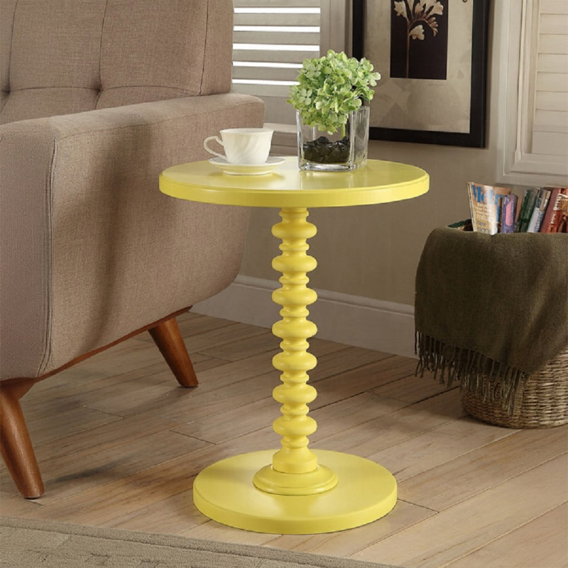 Table d'appoint Acton, Jaune