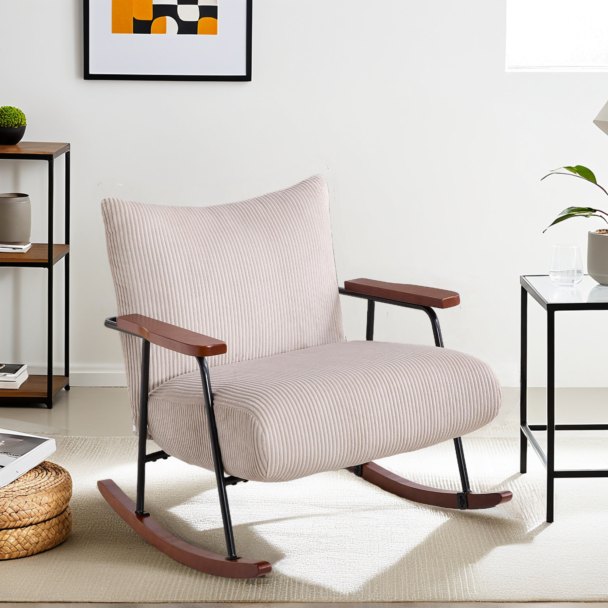 George Oliver Modern Accent Rocking Chair | Wayfair
