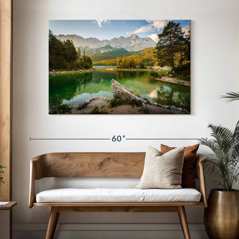 Alvord Eibsee Lake Morning, 32" H x 48" W
