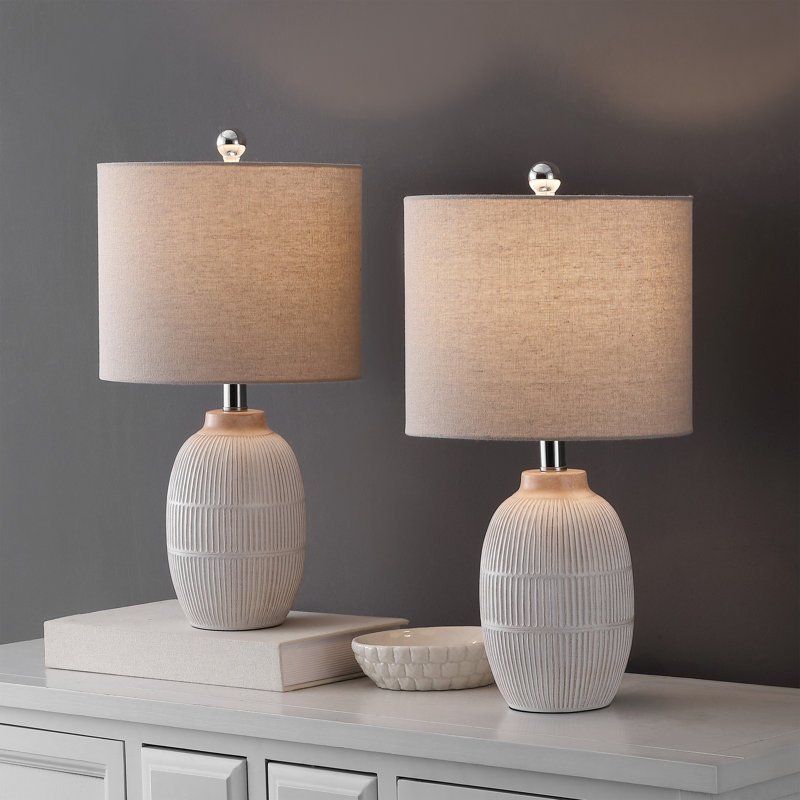 Ensemble de 2 lampes de table en résine Jorden 21,5 pouces