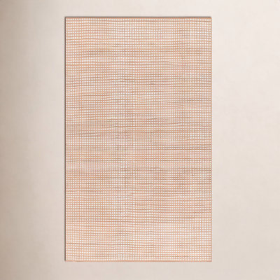 Acerra Pink Hand-Woven Geometric Outdoor Rug