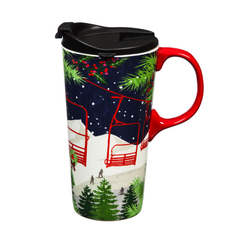 Evergreen Enterprises, Inc Ceramic Travel Mug