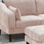 Superbe fauteuil à accoudoirs 1 pièce en tissu minéral LAF / RAF Morgan-416360865