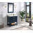 Manhattan 30" Single Vanity With Carrara Marble Top, Two Colors Available, Pre Assembled-1593601605-1577465721