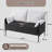 52" W Contemporary Color-Blocked Upholstered Loveseat-1073822113