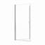 Porte de douche circulaire sans cadre de l 30 po x H 72 po avec verre trempé de 0,5 po d'épaisseur (6 mm)-123404528