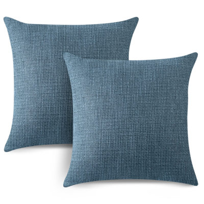 Linen Throw Pillow Covers Set Of 2 Decorative Square Pillowcases Cushion Covers For Home Decor Sofa Bedroom Car ï¼ -  PSA LABORATORY FURNITURE LLC, ZTB091BSPHGP