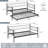 Easy Assembly Daybed Space Saving, for Living Room, Guest Room-854021652