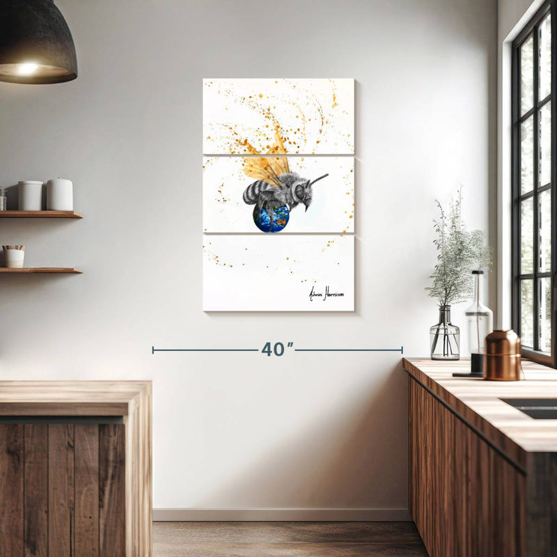 Brampt World Bee, 38" H x 24" W