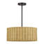 Lustre suspendu en bronze 3 lumières Weavington-121436177