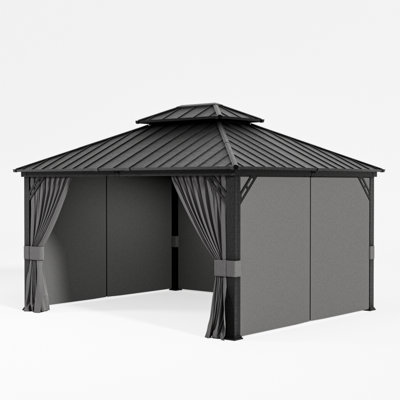Ensemble de moustiquaire d'extérieur 10 pi x 12 po avec moustiquaire