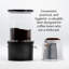 Pronto Caffe: contenant à café - noir